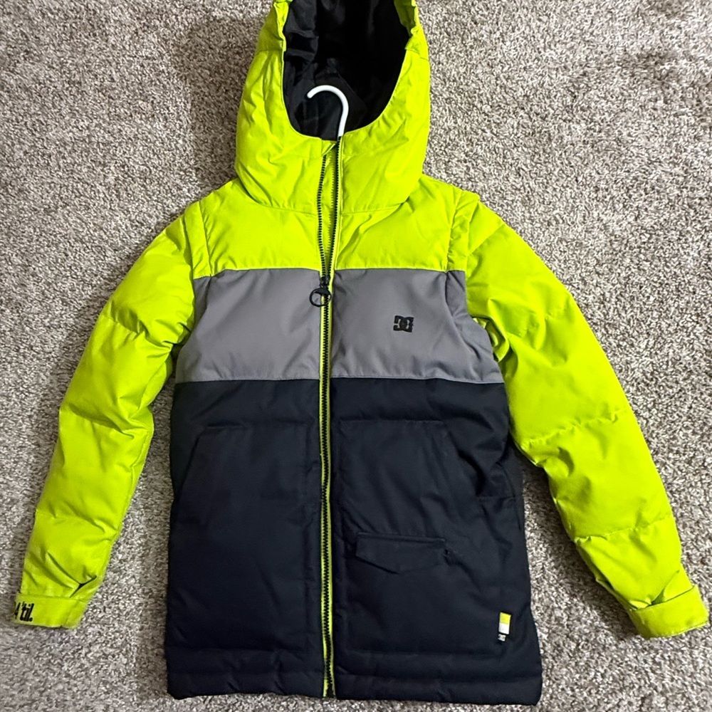 Kids Colorblock Jacket - Black, Gray, Yellow